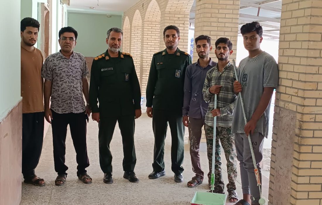 ۲۸ مدرسه در جاسک رنگ جهادی گرفتند/تصاویر