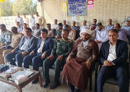 نواخته شدن زنگ ایثار و مقاومت در مدرسه «شهدای نیروی دریایی» بحل/تصاویر
