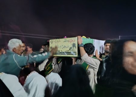 استقبال و تشییع باشکوه روستاهای کوئیک و گزدان از پیکر مطهر شهید گمنام دفاع مقدس