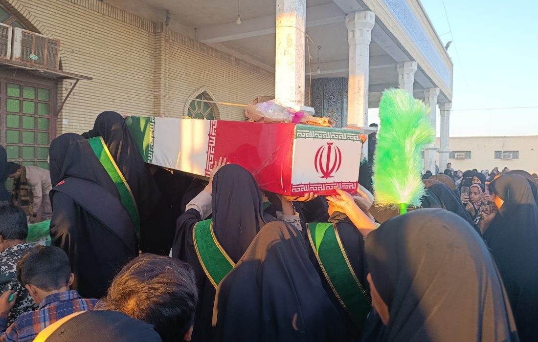 پیکر مطهر شهید گمنام در مساجد بندرجاسک تشییع شد