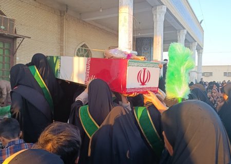 پیکر مطهر شهید گمنام در مساجد بندرجاسک تشییع شد