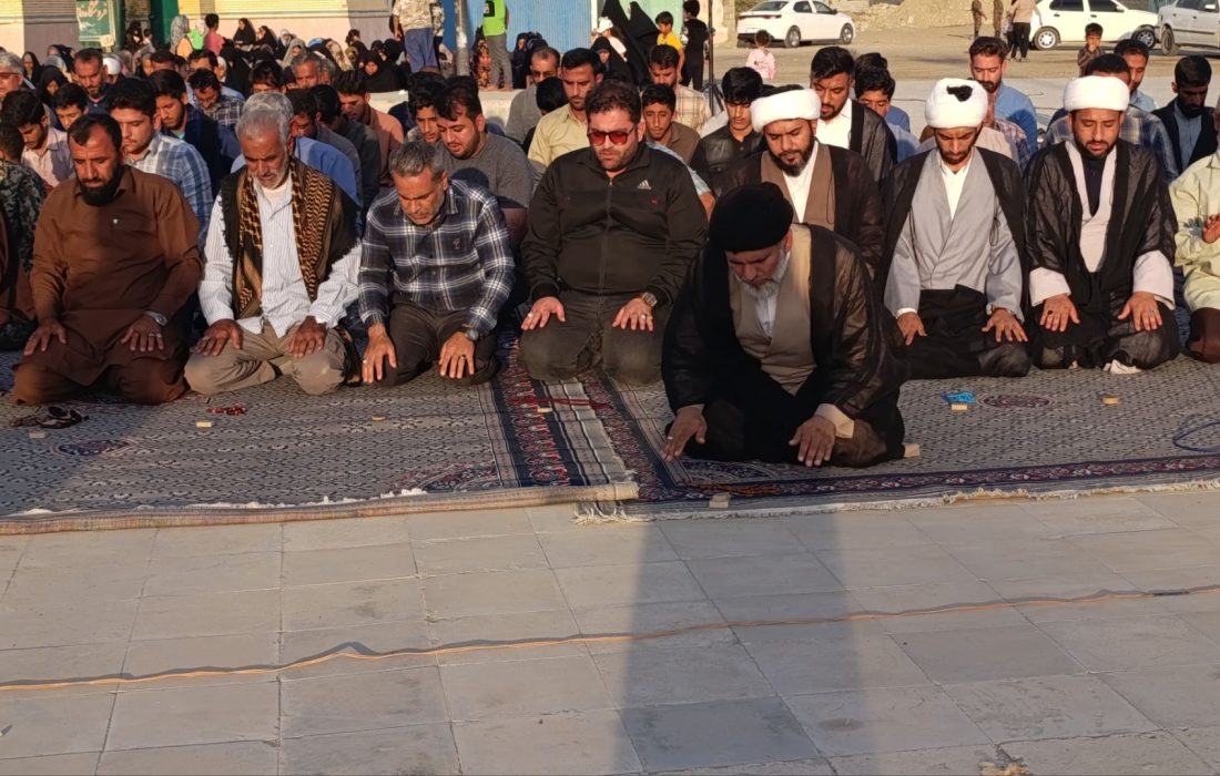 برگزاری اقامه نماز طلب باران در بندرجاسک