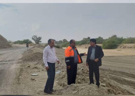 بازدید فرماندار جاسک از راه های مواصلاتی جاسک_بشاگرد و روستای بخش مرکزي