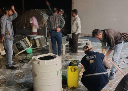 ۲۵ امدادگر و ۶ تعمیرکار متخصص در عملیات جهادی مناطق سیل‌زده جاسک حضور یافتند