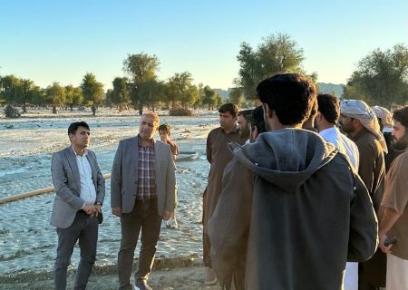 بازدید میدانی معاون بهبود تولیدات گیاهی از مناطق سیل‌زده روستاهای حصار و هنگستان جاسک
