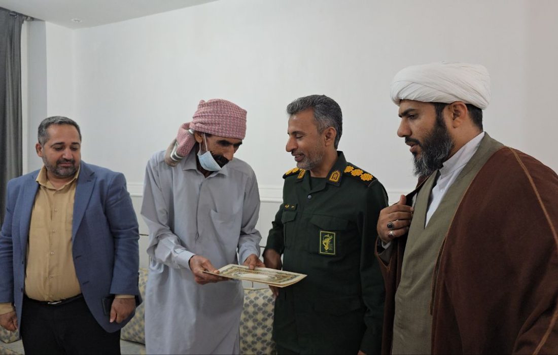 مسئولان جاسک با جانبازان دیدار کردند