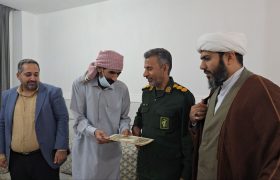 مسئولان جاسک با جانبازان دیدار کردند