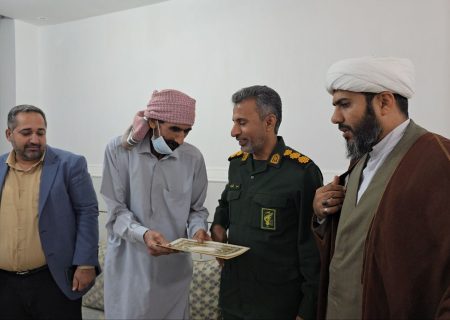 مسئولان جاسک با جانبازان دیدار کردند