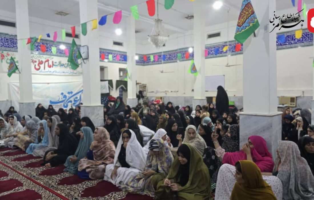 جلوهای از خلوت عاشقانه با خدا در اعتکاف شهرستان جاسک