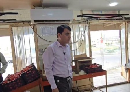 بازدید فرماندار جاسک از بازار شهربندرجاسک