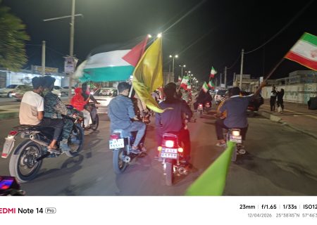 جاسکی ها امشب هم سنگر انقلاب را رها نکردند