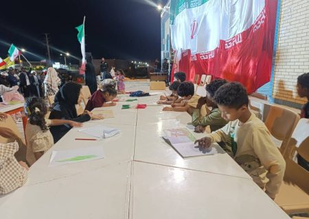 ارائه فعالیت فرهنگی کانون پرورش فکری جاسک ویژه کودکان و نوجوانان در تجمعات شبانه/تصاویر
