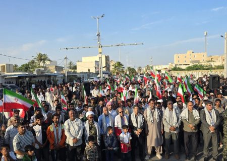 اجتماع سراسری اقتدار عظیم جان فدا برای ایران امام رضائی در جنوب شرق تنگه هرمز/تصاویر