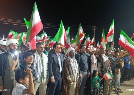 تجمعات مردم بندرجاسک پرشور‌تر از قبل ادامه دارد