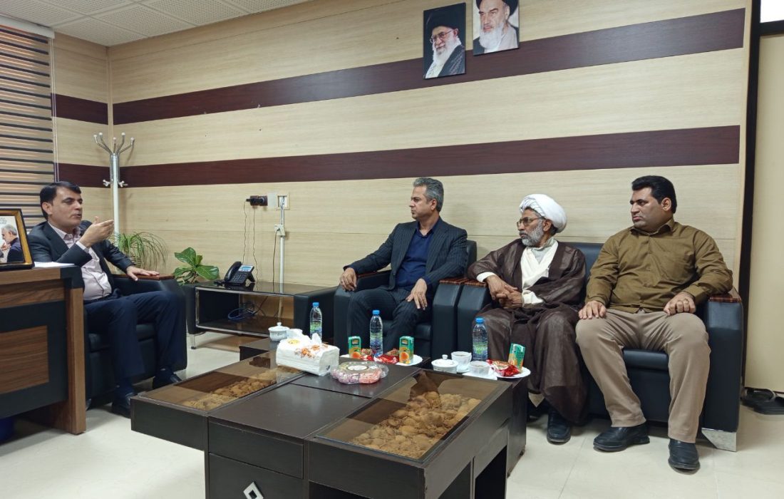 دیدار مدیرکل دامپزشکی استان هرمزگان با فرماندار و امام جمعه شهرستان جاسک