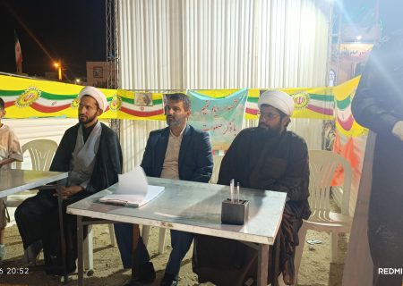 برگزاری میز خدمت با حضور مسئولان قضایی در محل تجمع شبانه مردم جاسک