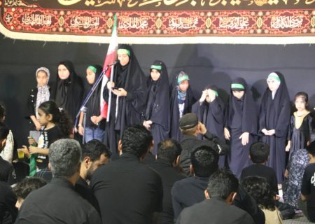 قرائت عهدنامه کودکان عاشورایی در بندر جاسک