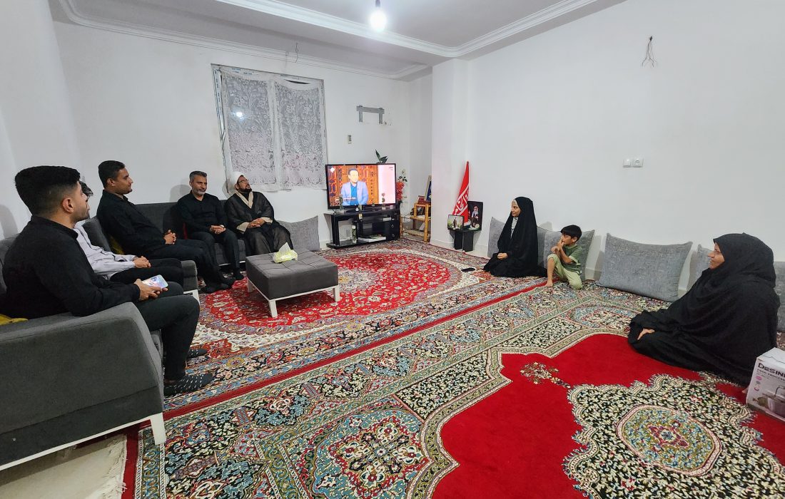 دیدار با خانواده شهدا و جانباز در جاسک