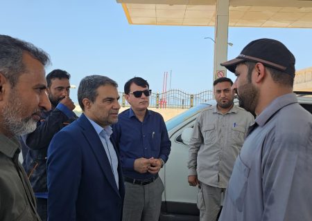 بررسی وضعیت سوخت‌رسانی در بندرجاسک