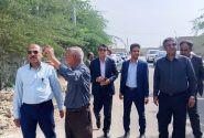 بررسی میدانی مسائل زیرساختی جاسک با حضور نماینده مجلس و مدیران کل استانداری هرمزگان