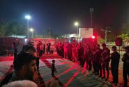 مراسم عزاداری دهه اول فاطمیه در شهرستان جاسک